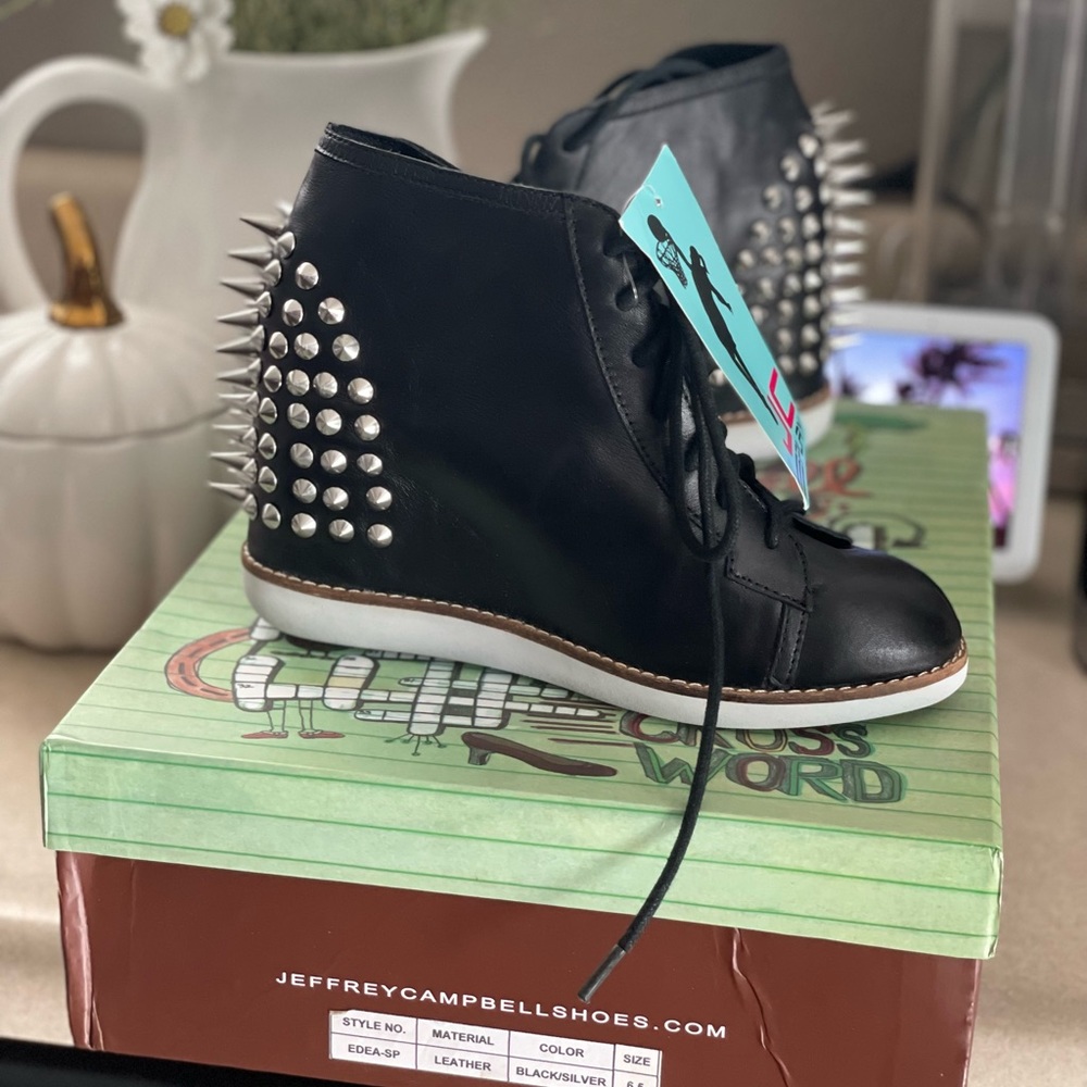 NWT Jeffrey Campbell Spike Wedge Shoes